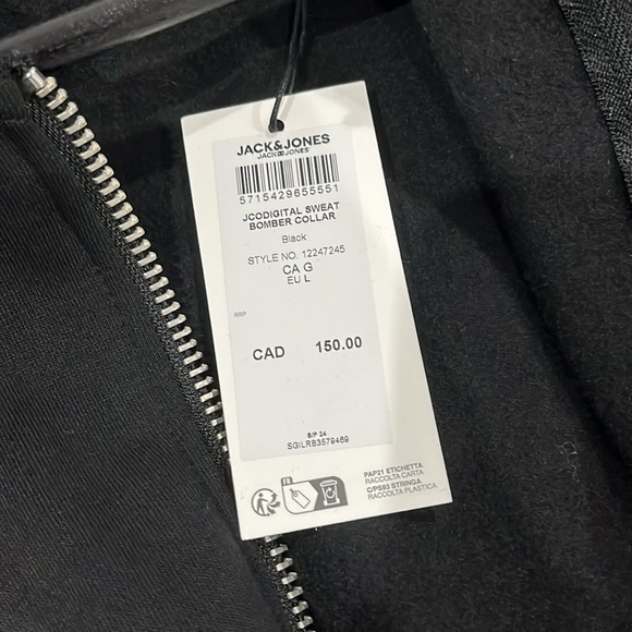 Black Bomber jacket - Picture 5 of 5